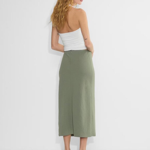 Aritzia Wilfred Devotion Skirt Size 6 Sage Green - Picture 2 of 5